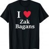 I Love Heart Zak Bagans Haunted Museum Ghost Adventure Unisex Shirt
