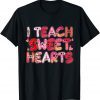I Teach Sweet Hearts Teacher Valentine's Day Leopard Limited Shirt