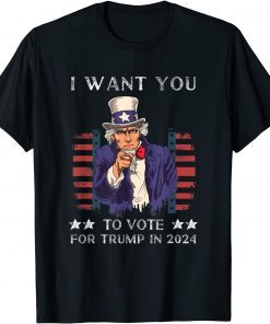 I Want You To Vote For Trump In 2024 Gift Shirt