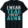 I Wear Teal For My Aunt Cervical Cancer Awareness Limited Shirt
