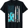 I Wear Teal For My Mother In Law Cervical Cancer AI Wear Teal For My Mother In Law Cervical Cancer Awareness T-Shirtwareness T-Shirt