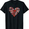 I love you in multiple languages Valentine's Day Gift Shirt