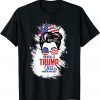 I'm Still A Trump Girl I Make No Apologies Trump 2024 Usa Flag Gift Shirt