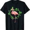 Irish Flamingo Green Saint Patrick Day 2022 Lucky St Pattys T-Shirt