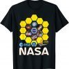 James Webb Space Telescope Official NASA ESA CSA Logos JWST Limited T-Shirt
