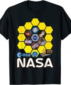 James Webb Space Telescope Official NASA ESA CSA Logos JWST Limited T-Shirt