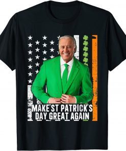 Joe Biden St Patricks's Day Irish Lucky T-Shirt