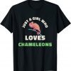 Just A Girl Who Loves Chameleons Unisex Shirt