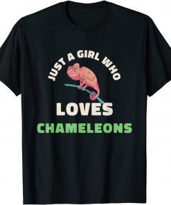 Just A Girl Who Loves Chameleons Unisex Shirt