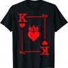 King Queen Of Hearts Matching Couple King Of Hearts Gift Shirt