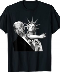 Lady liberty slapping Biden - Anti Joe Biden Gift Shirt