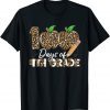 Leopard Apples 100th Day 4th Grade Teacher 100 Days Smarter Gift Shirt