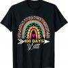 Leopard Rainbow 100 Days Y'all 100th Day Of School Teacher Limited T-Shirt