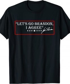 Let's go Branson Brandon I Agree Anti Liberal Us Flag Unisex Shirt