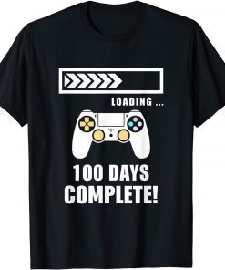 Level 100 Days Of School Complete Gamer Video Games 2022 Classic T-Shirt