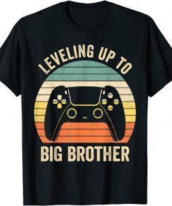 Leveling Up To Big Brother 2022 Gamer Vintage Classic Shirt