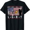 Liberty Guns Bible Trump LGBT Parody 2022 Unisex Shirt