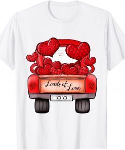 Loads Of Love Hearts Red Truck Valentine's Day Unisex Shirt