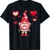 Love Gnome Valentines Day, Cute Heart Gnome Valentine 2022 Shirt