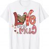 Love In A Mug Valentines Day Hearts Love Leopard Plai Unisex Shirt