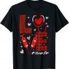 Love Nurselife Valentine Nurse Leopard Print Plaid Heart Gift Shirt