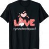 Love Preschool Squad Gnome Teacher Valentine's Day 2022 Classic Shirt