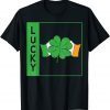 Lucky Leprechaun Irish Clover St Patrick's Day Shamrock Classic Shirt