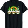Lucky Rainbow Gnomes Holding Shamrock Happy St Patricks Day Limited Shirt