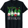 Lunch Ladies Love Shenanigans Gnome St Patrick's Day Classic Shirt