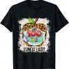 Lunch Lady Life Happy 100th Day Of School Face Mask Leopard Classic T-Shirt