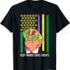 Make Mardi Gras Great, Again Trump, American Flag Costume Gift Shirt