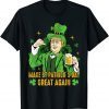 Make St Patrick’s Day Great Donald Trump Draft Beer Gift Shirt