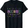 Manager Mardi Gras Mask And Beads Family Matching Classic Shirt