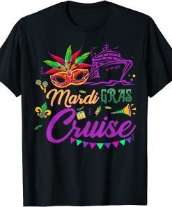 Mardi Gras Cruise Cruising Mask Cruise Ship Party Costume Unisex Shirt