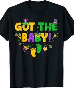 Mardi Gras Got The Baby Pregnancy Announcement Family Classic Shirt