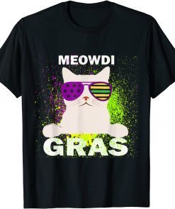 Mardi Gras Kitten Cat Meowdi Gras Costume Classic Shirt