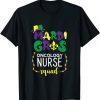 Mardi Gras Oncology Nurse Fleur De Lis Jester Hat Carnival Unisex Shirt