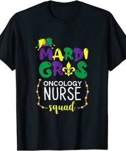 Mardi Gras Oncology Nurse Fleur De Lis Jester Hat Carnival Unisex Shirt