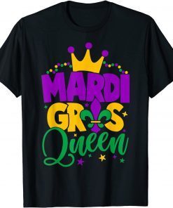 Mardi Gras Queen 2022 Parade Party Masquerade New Orlean Gift Shirt