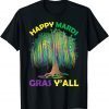 Mardi Gras Tree Beads New Orleans Festival 2022 Watercolor Unisex Shirt