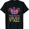 Mardi Gras Y'all New Orleans Mardi Gras Jester Crown Classic Shirt