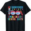 Masked 100 Days Of School Teacher Student Official Shirt