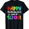 Math Formula 100 Days Of School Shirt Math Teacher 100th Day Gift Shirt