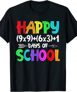 Math Formula 100 Days Of School Shirt Math Teacher 100th Day Gift Shirt