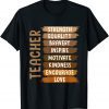 Melanin Teacher Black History Month African Black T-Shirt