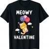 Meowy Valentine Cats Cute Kitten Cat Valentines Day Limited Shirt