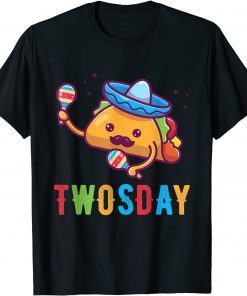 Mustache Taco Twosday Tuesday February 22nd 2022 Offical T-Shirt
