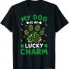 My Dog Is My Lucky Charms Paw Shamrock Lover Patrick's Day Official Shirt