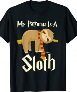 My Patronus Is A Sloth Cute Sloth Wizard Lovers Classic Shirt