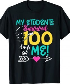 My Teacher Survived 100 Days Of Me School Limited Shirt